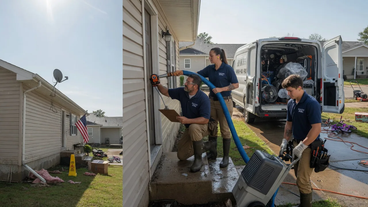 Ceiling Water Damage Restoration in Cheshire, OH near me